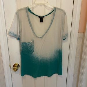 Victoria’s Secret Teal Burnout Tee